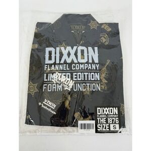 Dixxon Shirt Men's‎ Small The 1876 Short Sleeve Limited Edition Black Western
